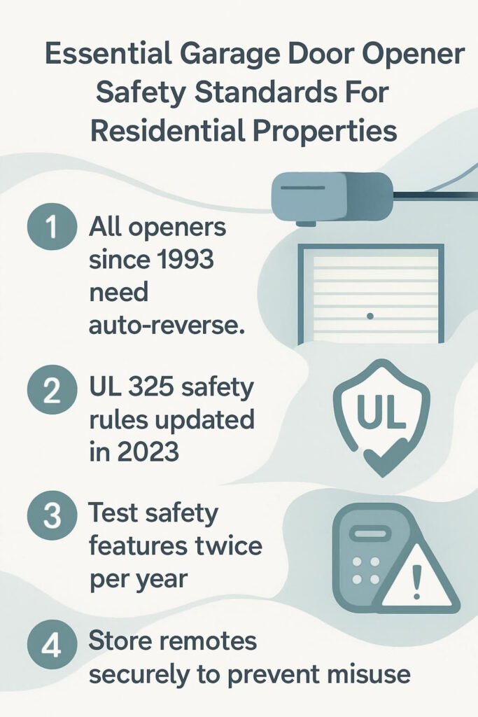 chart showing residential property guidelines